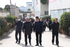 副市长刘本芳到龙布瑞食品检查指导工作
